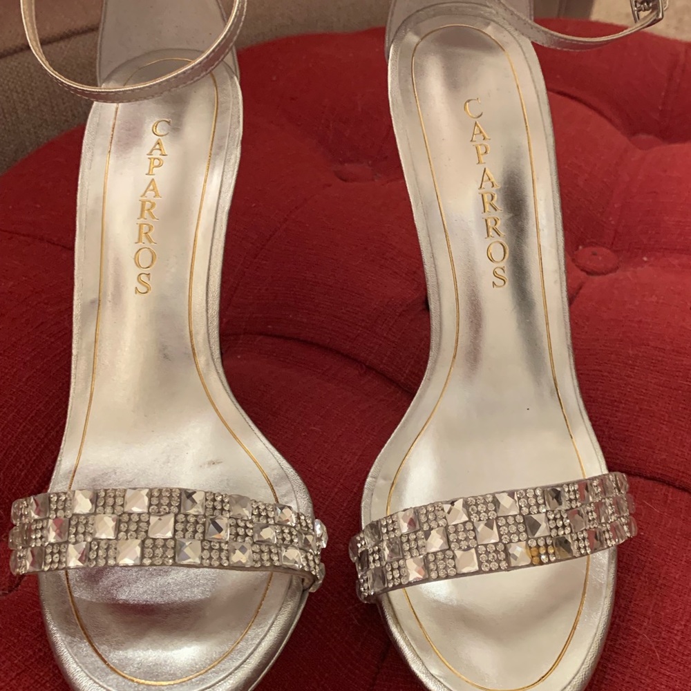 Caparros *NEW* Silver Glamour Dress Shoes 7.5